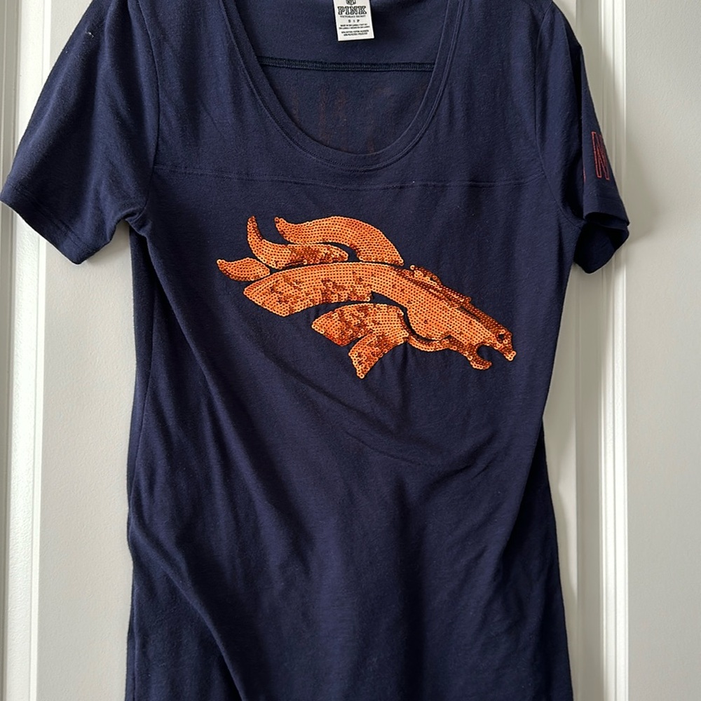 Victoria’s Secret Pink size small Broncos tshirt